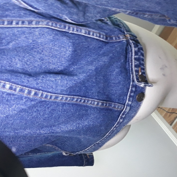 In Crowd stone washed denim jacket. Large - Picture 6 of 7